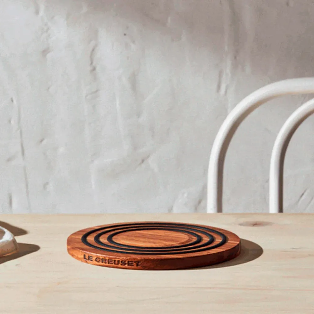 Sottopentola magnetico legno Le Creuset