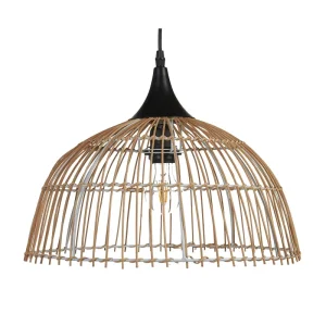 Lampadario rattan beige/naturale 123 cm BARARIS