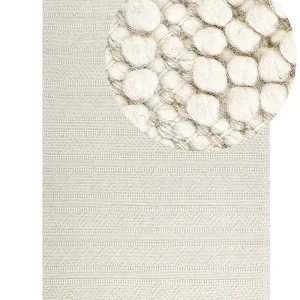 Wool Area Rug 160 x 230 cm Beige PERTEK