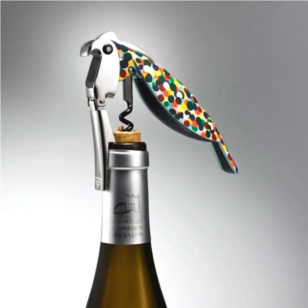 Cavatappi alluminio fuso Parrot di Alessi