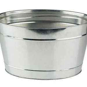 Contenitore per bevande APS -TIN- 40 x 28 cm altezza: 22 cm metallo zincato PVC con inserto plastica 11 litri 36095