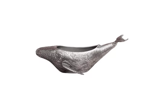 Secchiello per ghiaccio con cigno alluminio argento Chehoma - 70cm