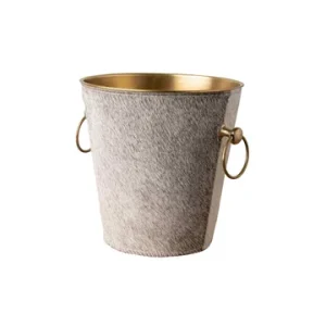 Secchiello per ghiaccio rame e alluminio Mucca Chehoma - 26cm