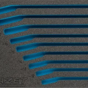 Inserto morbida schiuma Hazet 2 componenti per 163-385/12 606 N/12 dimensioni/lunghezza: 342 mm x 172 mm Dimensione sistem...