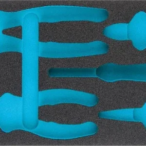 Inserto schiuma morbida Hazet 2 componenti per 163-375/5 dimensioni/lunghezza: 392 mm x 172 mm Dimensione sistema organizz...