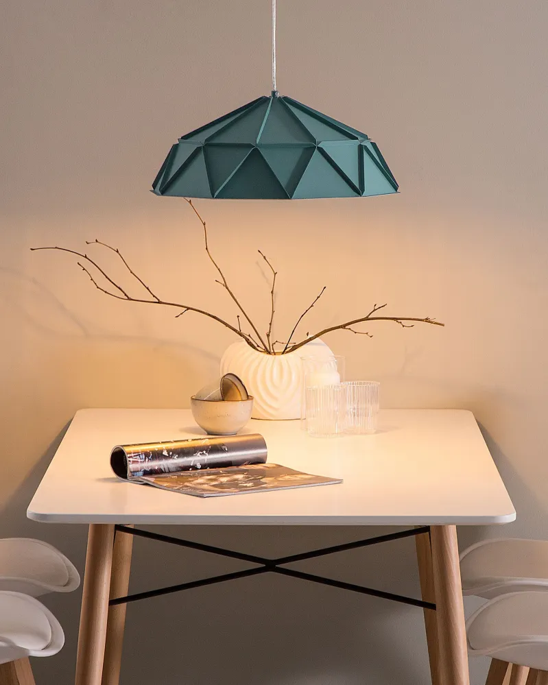Centrotavola Decorativo Tavolo da pranzo legno limpido e bianco 140 x 80 cm BIONDI