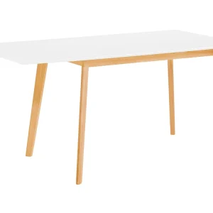 Extending Dining Table 120/155 cm x 80 cm White MEDIO
