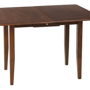 Extending Dining Table 90/120 x 60 cm Dark Wood MASELA