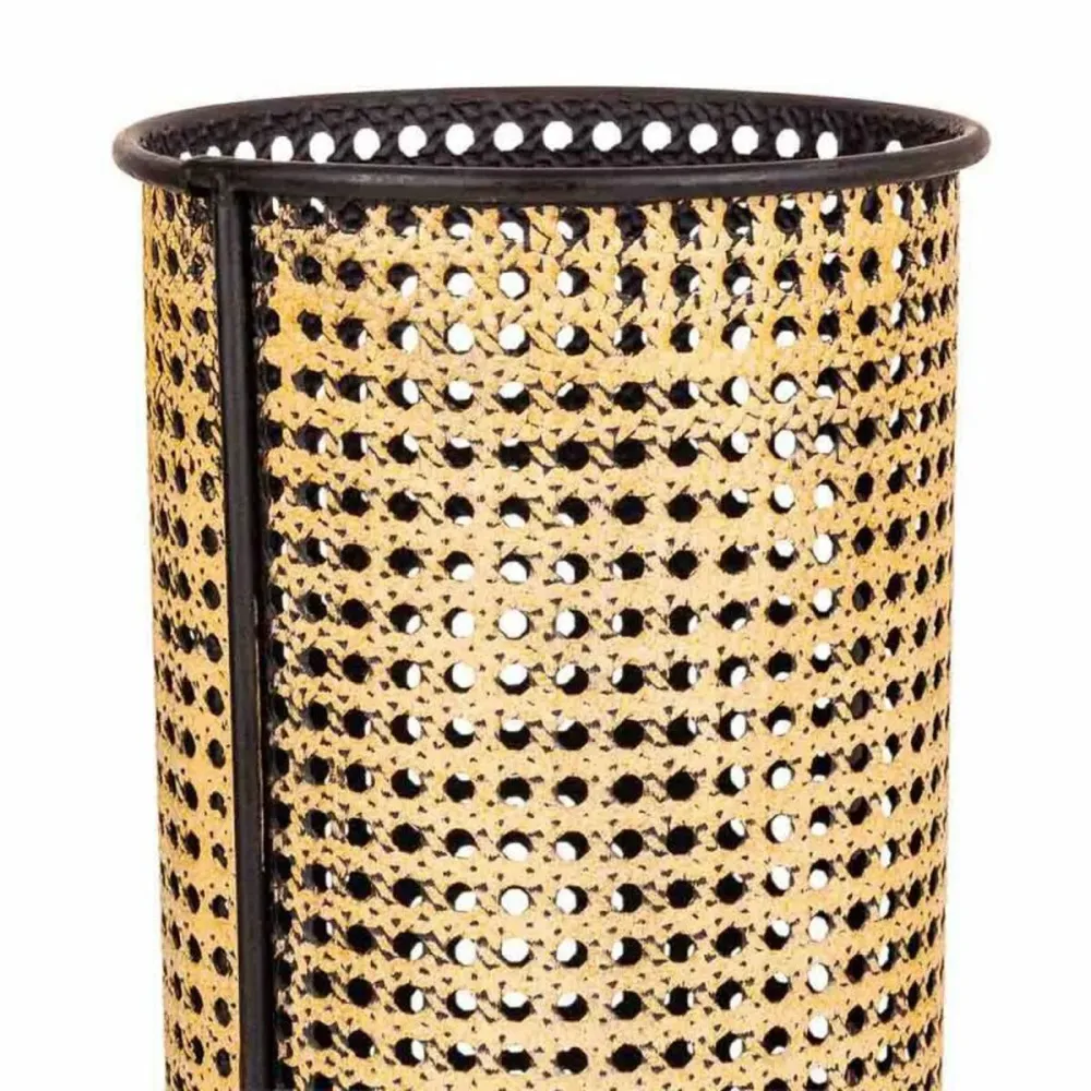 Portacandele Alexandra House Living Dorato Ferro 21 x 48 x 21 cm