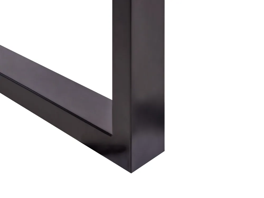 Tavolo da pranzo legno marrone 200 x 95 cm HEBY Diametro 28 cm