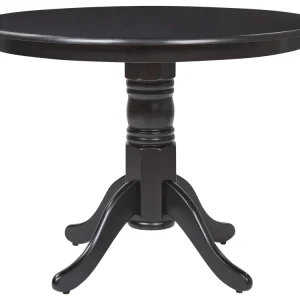 Tavolo da pranzo nero ⌀ 100 cm AKRON con Garanzia 2 Anni