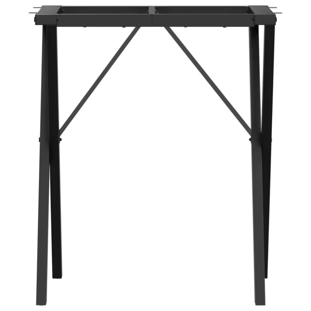Telaio Gambe O per Tavolo da Pranzo 40x40x73 cm Acciaio - Confezione Regalo
