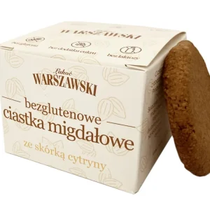 ŁAKOĆ WARSZAWSKI - Biscotti alle mandorle con scorze di limone senza glutine 150g