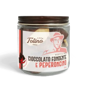 Biscotti Cioccolato Fondente E Peperoncino 210 gr