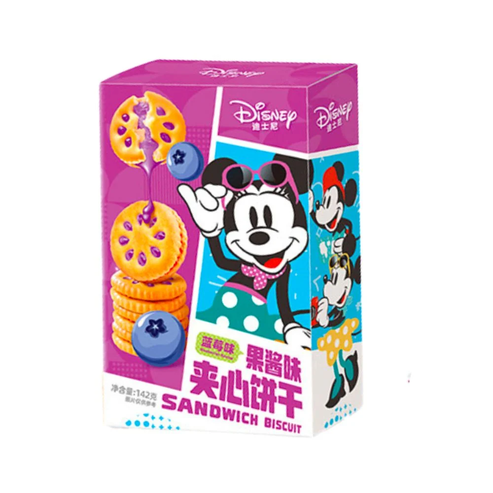 Disney Sandwich Biscuit Blueberry, biscotti con crema ai mirtilli da 142g