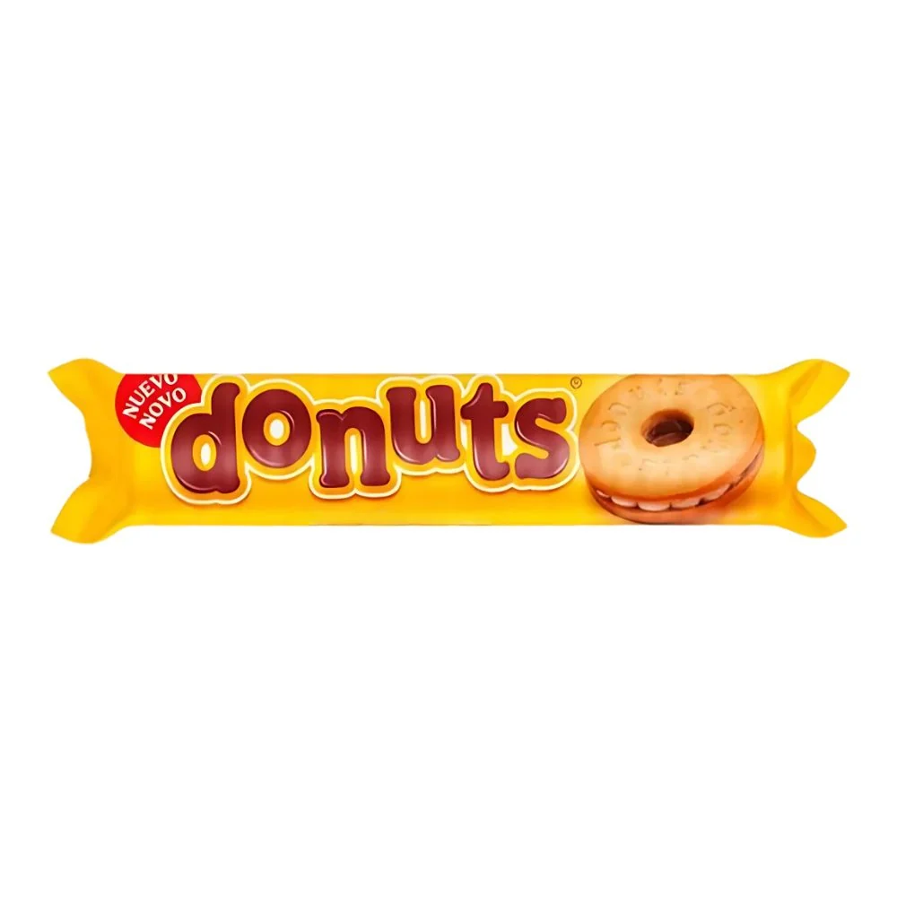 Donuts Sandwich Biscuits Donuts Cream, biscotti ripieni di crema al gusto di ciambella da 66g