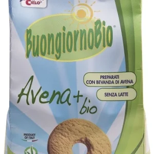 FSC BUONGIORNOBIO BISCOTTI ALL'AVENA+ BIO VEGAN SENZA LATTE 350 G