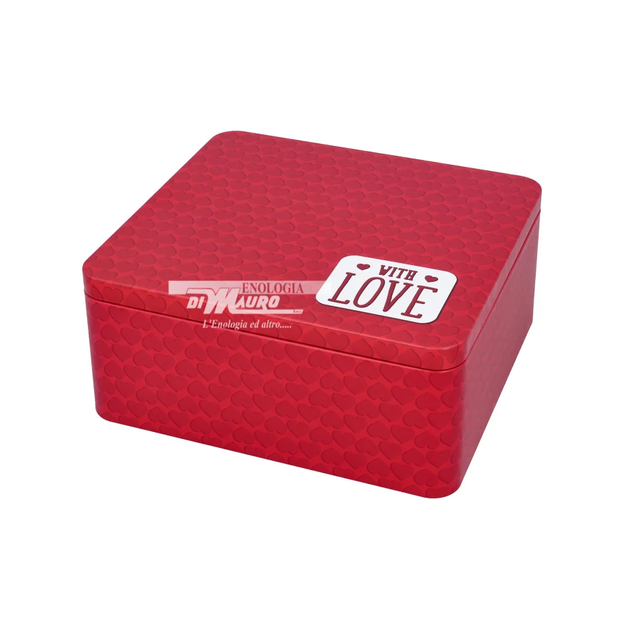 Latta Per Biscotti Love - Rossa
