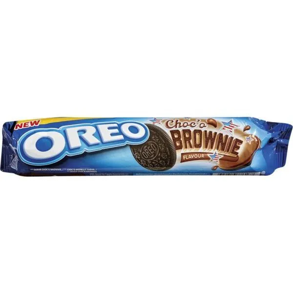 Oreo Choc'o Brownie, biscotti al cioccolato fondente da 154g