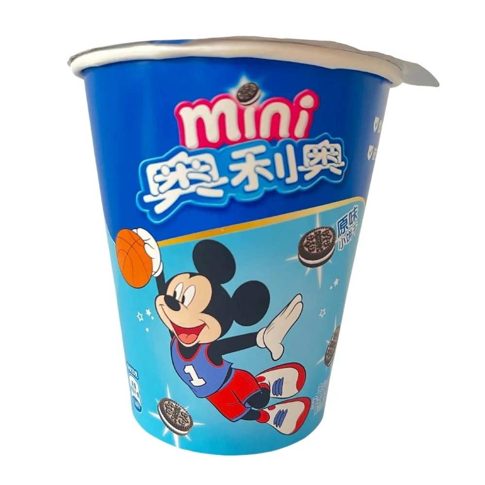 Oreo Mini Mickey Mouse, biscotti al cioccolato con crema alla vaniglia da 55g