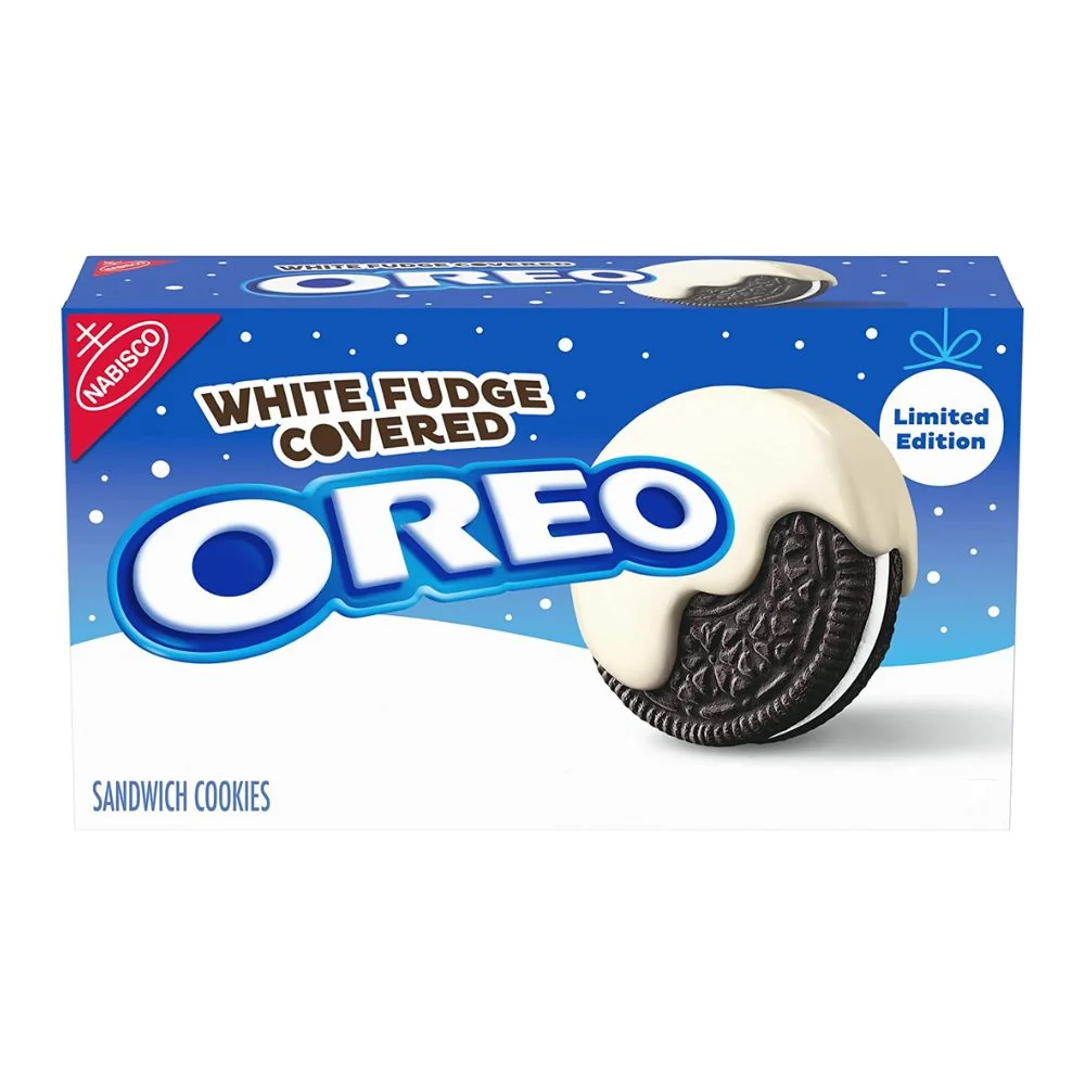 Oreo White Fudge, biscotti al cioccolato bianco da 240g
