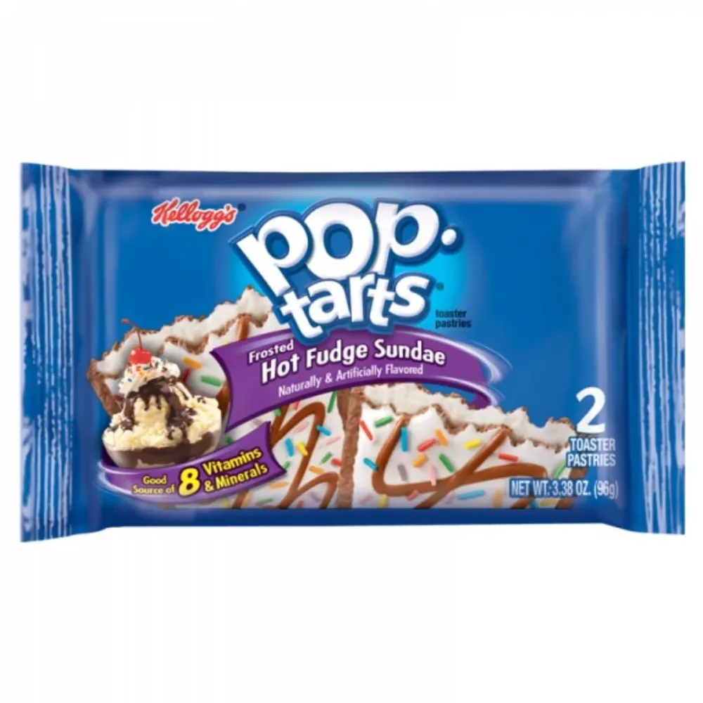 Pop Tarts Hot Fudge Sundae, biscotti alla vaniglia e cioccolato da 96g