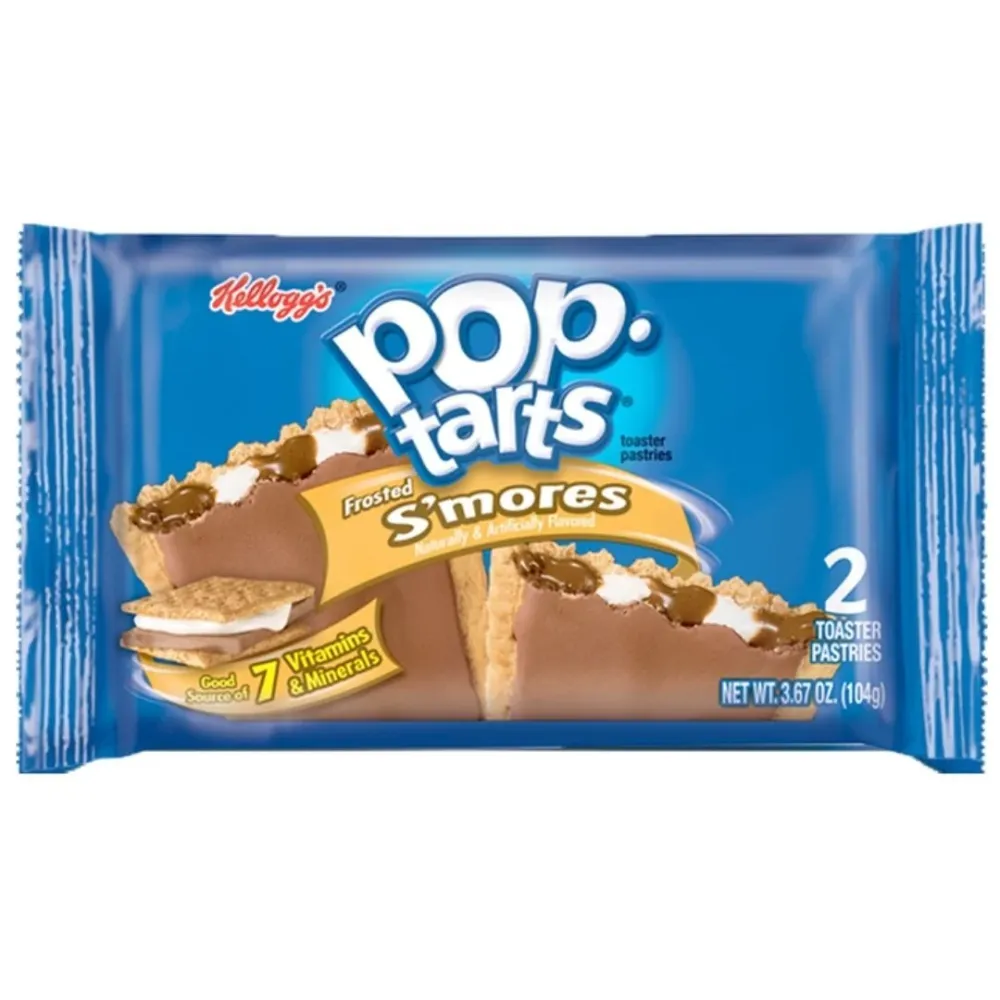 Pop Tarts S'Mores, biscotti al cioccolato e crema bianca da 104g