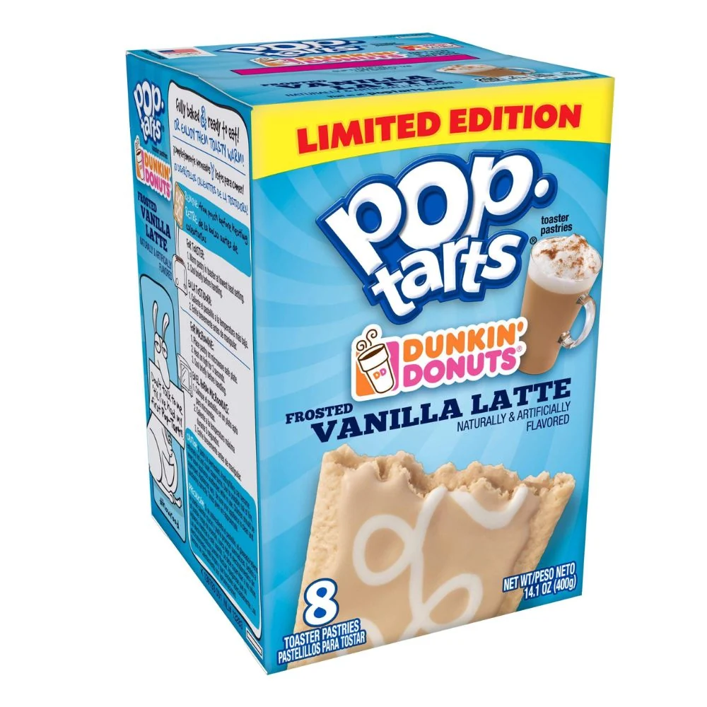 Pop Tarts Vanilla Latte, biscotti alla vaniglia da 400g