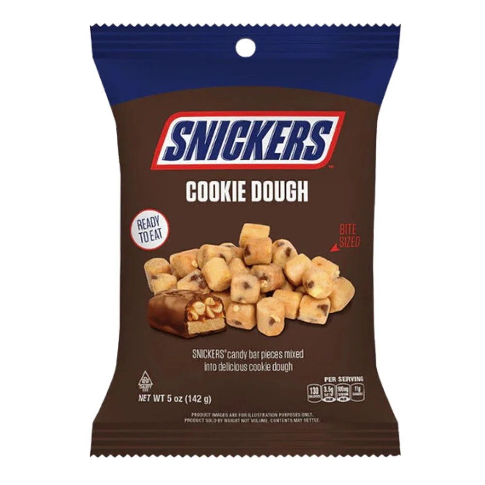 Snickers Cookie Dough Bite Size, biscotti con Snickers da 142g