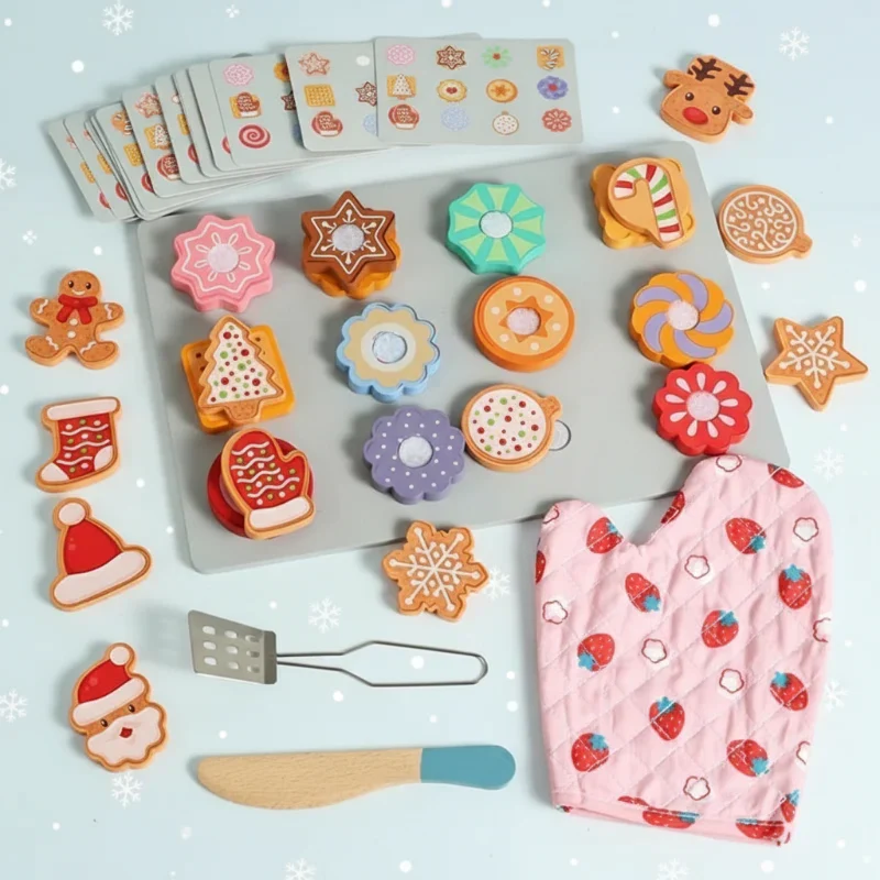 TinyKitchen – Creativo e divertente – Gioco di smistamento biscotti legno