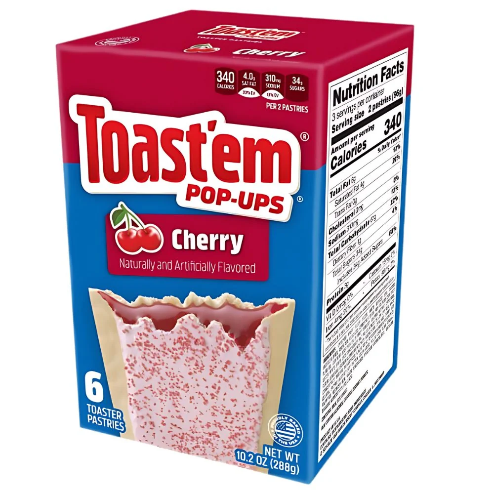 Toast'em Pop-Ups Frosted Cherry, biscotti con crema al gusto di ciliegia da 288g