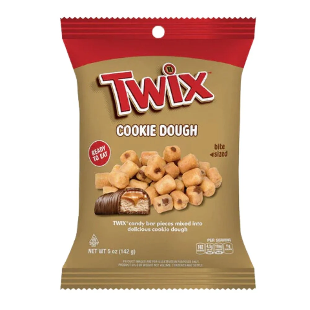 Twix Cookie Dough Bite Size, biscotti con Twix da 142g