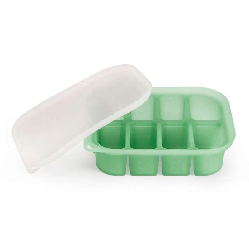 Haakaa Easy-Freeze Vassoio - 8 Scomparti - Verde Pisello