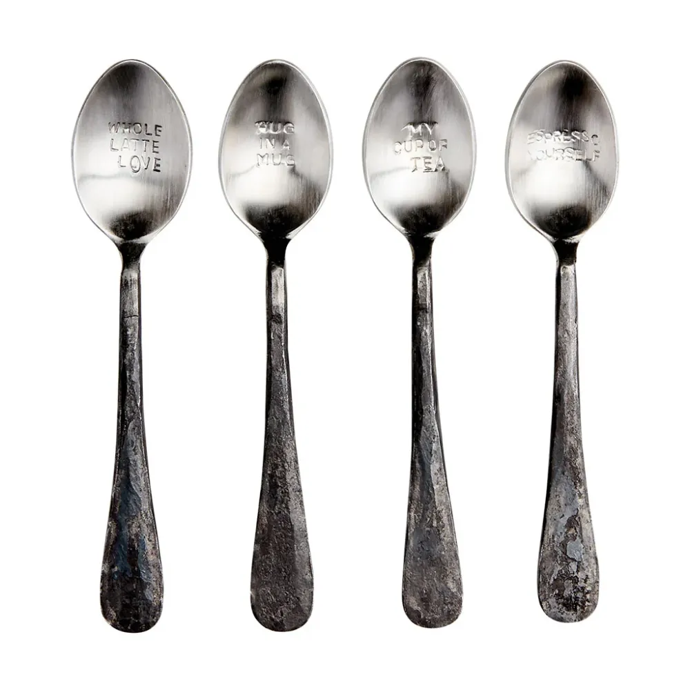Set di 4 cucchiaini da caffè e dolce Odin di Affari Sweden