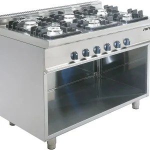 Stufa gas Saro con base aperta modello E7/KUPG6BA 423-1025