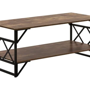 Tavolino da caffè legno ombroso 120 x 61 cm BOLTON