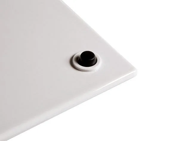 Vassoio APS GN 1/2 -ZERO- 325 x 265 cm altezza: 15 cm melammina bianco con piedini antiscivolo 84186