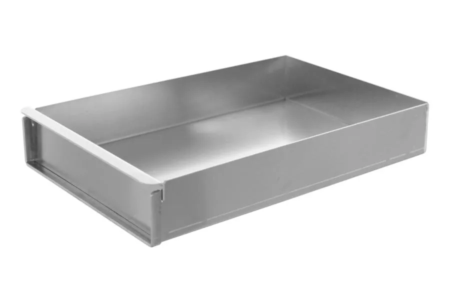 Vassoio per torta tagliato Schneider alluminio 300 x 200 x 50 mm inclusa guida di fissaggio 995830