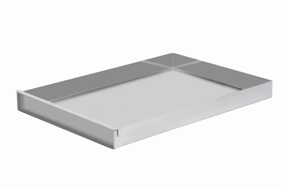 Vassoio per torta tagliato Schneider alluminio 580 x 400 x 50 mm inclusa guida di fissaggio 995840