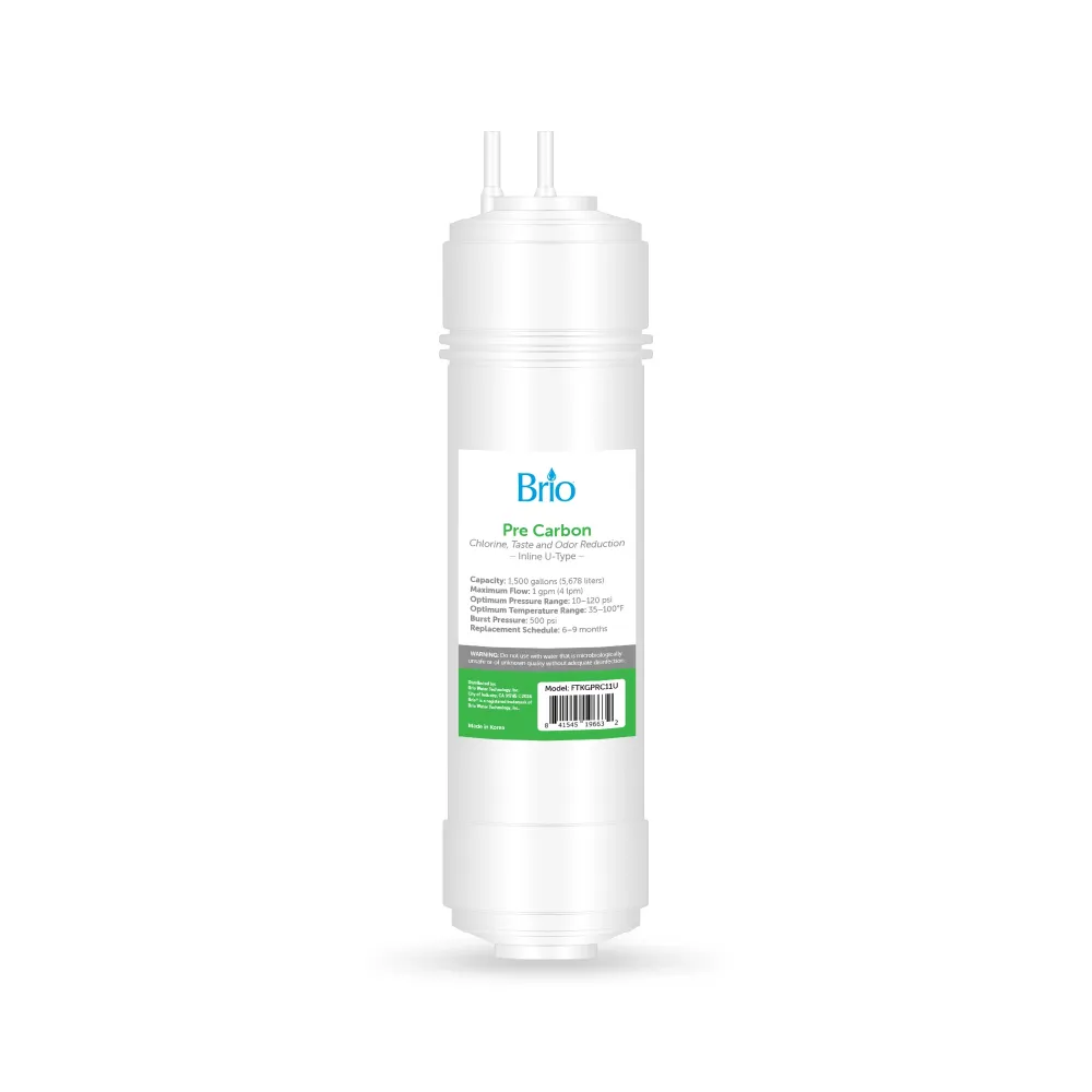 Brio 11" Pre Di carbonio Inline 1/4" U-Type Filter