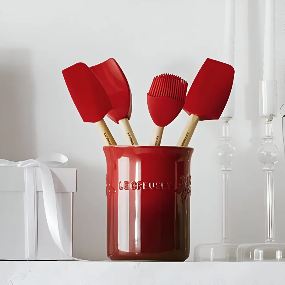 Bottiglia ceramica per spatole Holly Edizione Eccezionale Natale! Le Creuset