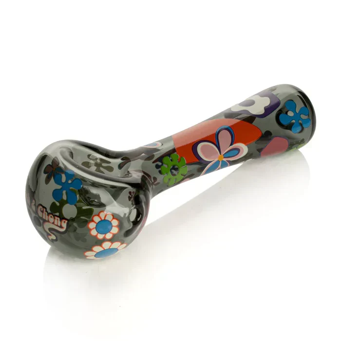 Cheech & Chong® Cristallo - 4.5" Smoke Power To Flower Spoon Hand Pipe