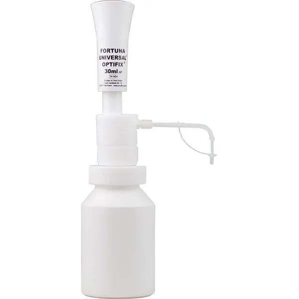 Dispenser Poulten &amp; Graf FORTUNA ADATTABILE OPTIFIX HF 5 - 30 ml: 05 ml cilindro dosatore PTFE 101 10644