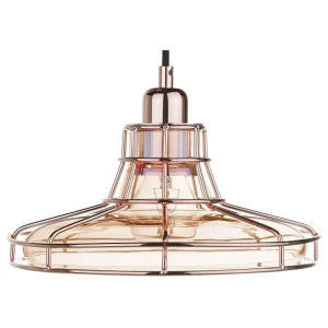 Glass Pendant Lamp Rame antico TORRE