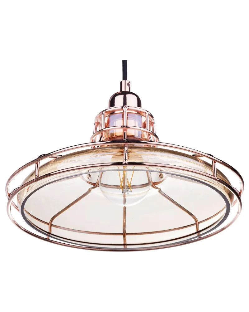 Glass Pendant Lamp Rame antico TORRE