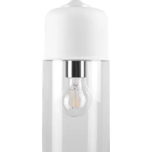 Glass Pendant Lamp White PURUS