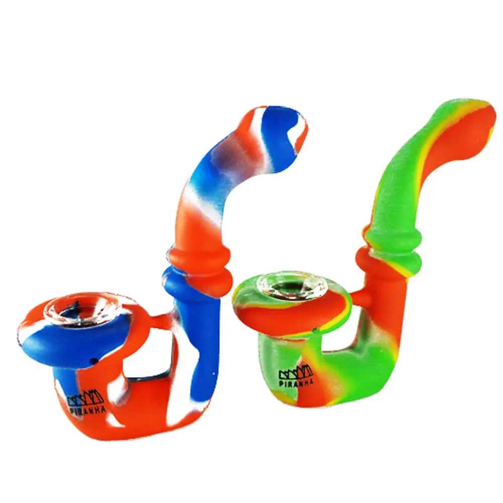 Piranha 5" Sherlock Morbido Hand Pipe w/ Glass Bowl