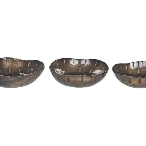 Set 3 Decorative Bowls Ottone PINANG