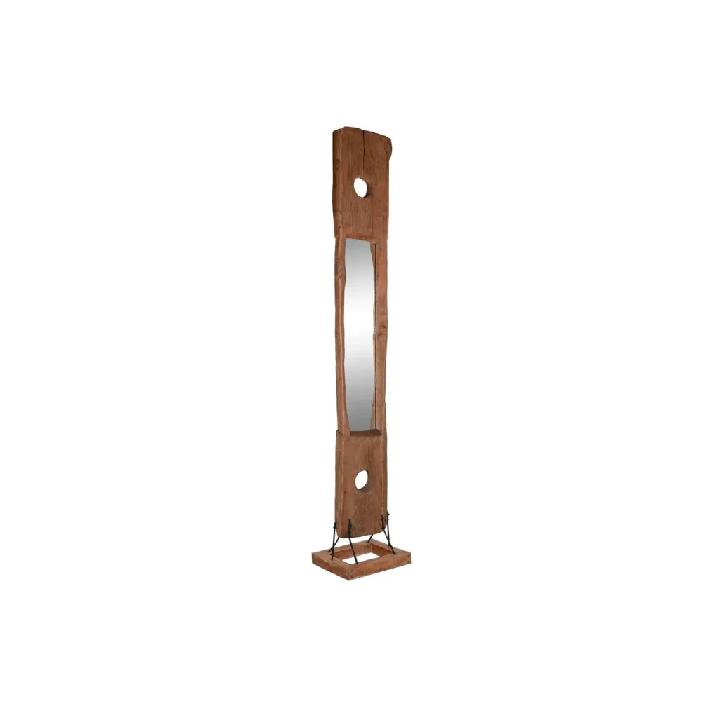Specchio da terra Home ESPRIT Naturale Cristallo Teca 45 X 45 X 285 CM