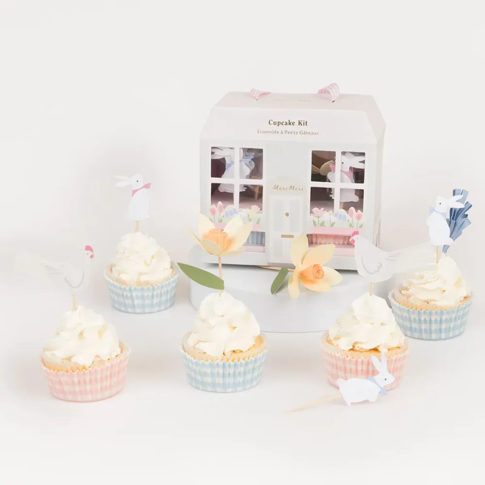 Kit per cupcake Garden (x 24 decorazioni)